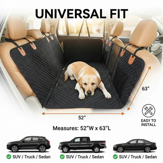 K9 Guard™ – Hard-Bottom Dog Car Seat Protector